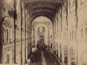 Saint Augustin Church Interior Paris Old Photo 1885