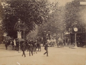 Cirque d'Ete Paris Street Life Old Animated Instantaneous Photo 1885