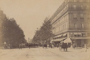 Le Grand Hotel Paris Street Life Old Animated Instantaneous Photo 1885