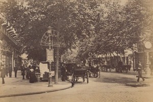 Boulevard des Italiens Cirque d'Ete Paris Street Life Old Animated Photo 1885