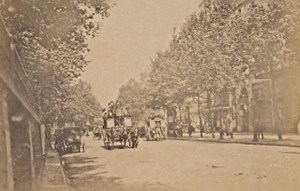 Les Grands Boulevards Paris Street Life Old Animated Instantaneous Photo 1885