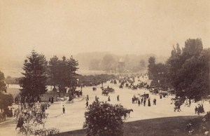 Bois de Boulogne Paris Street Life Old Animated Instantaneous Photo 1885