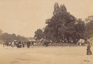 Bois de Boulogne Paris Street Life Old Animated Instantaneous Photo 1885