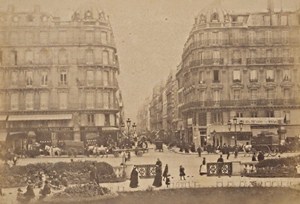 Place de la Trinite Paris Street Life Old Animated Instantaneous Photo 1885