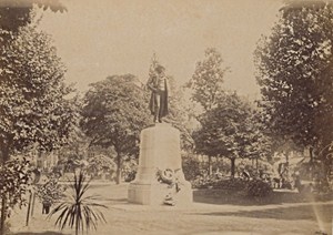 Parc Monceau Paris Street Life Old Animated Instantaneous Photo 1885