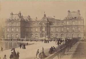 Jardin du Luxembourg Paris Street Life Old Animated Instantaneous Photo 1885