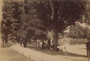 Bois de Vincennes Paris Street Life Old Animated Instantaneous Photo 1885