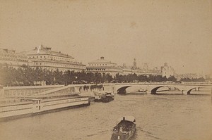 Pont au Change Paris Street Life Old Animated Instantaneous Photo 1885