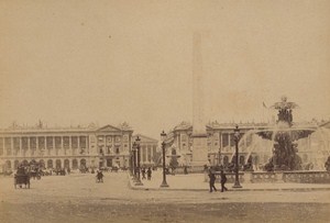 Place de la Concorde Paris Street Life Old Animated Instantaneous Photo 1885