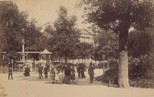 Avenue des Champs Elysees Paris Street Life Old Instantaneous Photo 1885