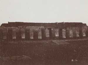 Egyptology Temple Ruins Egypt Old Photo 1900