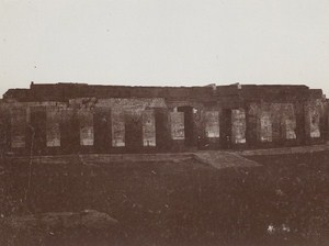 Egyptology Temple Ruins Egypt Old Photo 1900