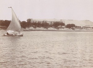 Assouan Elephantine Isle Nile Savoy Hotel Old Photo 1900
