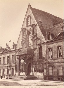Dijon Courthouse Facade Architectural France Old Photo 1890