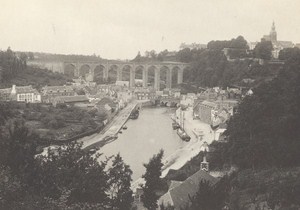 Dinan General View Architectural France Old Photo 1890