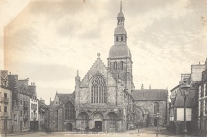 Dinan Saint Sauveur Church Architectural France Old Photo 1890