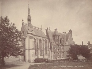 Blois Chapel Exterior Facade Architectural France Old Photo 1890