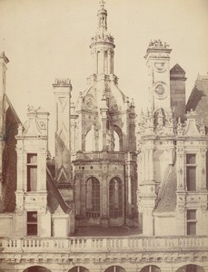 Chambord Castle Architectural France Old Photo 1890