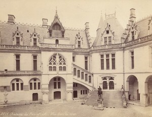 Pierrefonds Castle Facade Architectural France Old Photo 1890