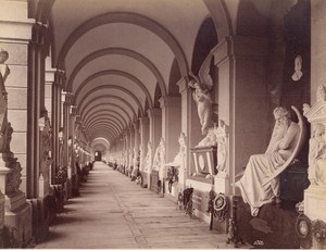 Genova Internal Gallery Architectural Italy Old Photo 1890