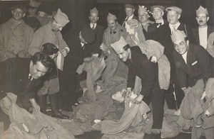 WWII Reservists Soldiers Paris rue Marbeuf France Old Photo September 1938