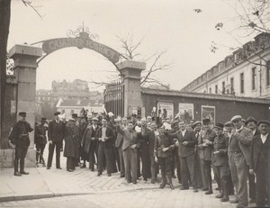 WWII Caserne Fontenoy Reservists Soldiers Paris France Old Photo October 1938