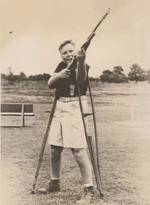 Clayton Boardman 11 Year Champion Shot Old Photo 1938