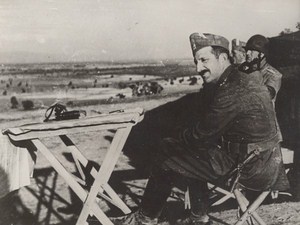 King Boris of Bulgaria Military Exercise Old Photo 1938