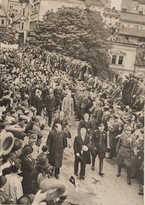 WWII Polish Army Cieszin Teschen Occupation Old Photo 1938