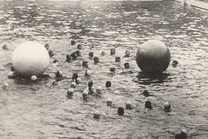 Japan Sports Swimming Water Polo Female Old Fulgur Photo 1938