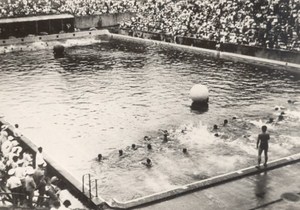 Japan Sports Swimming Water Polo Female Old Fulgur Photo 1938