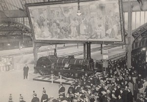 Paris Inauguration Railway Station US Painter Albert Helter Old Photo 1926