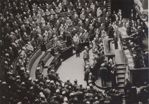 France Paris House of Representatives Eulogy of Paul Doumer Old Photo 1932