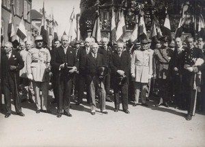 France Meaux War Minister Paul Boncour Marne Victory Celebration Old Photo 1932