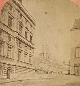 Boulogne sur Mer Belfry France Old Stereo Photo Neurdein 1880