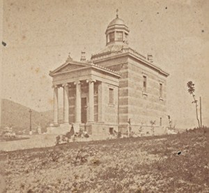 Germany Baden Baden Russian Chappel Old Photo Stereo 1880