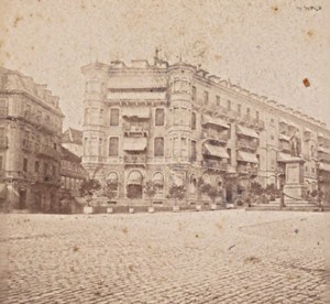 Germany Baden Baden Victoria Hotel Old Photo Stereo 1880