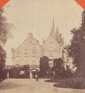 Germany Thurgau Napoleon III Palace Konstanz Old Photo Stereo 1870
