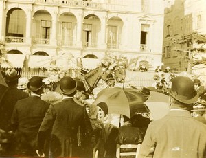 Defile Carnival of Nice France Old Snapshot Photo 1900
