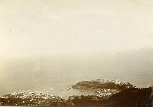 View of Nice Panorama France Old Snapshot Photo 1900