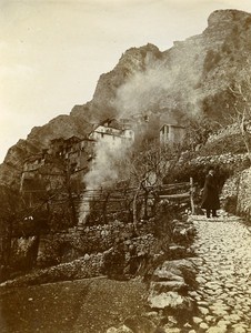 View of Nice the Eights France Old Snapshot Photo 1900