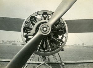 United Kingdom Biplane Bristol Pegasus Vickers Vespa Engine Old Photo 1930