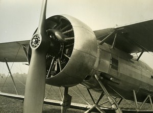 United Kingdom Biplane Bristol Pegasus Vickers Vespa Engine Old Photo ca 1930