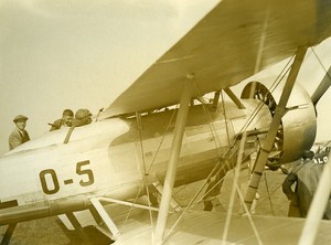 United Kingdom Biplane Bristol Pegasus Vickers Vespa Engine Old Photo 1930