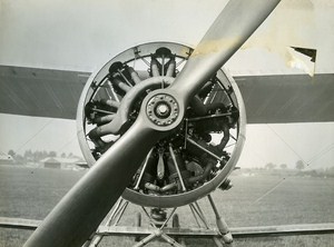 United Kingdom Biplane Bristol Pegasus Vickers Vespa Engine Old Photo 1930