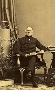 Francois Guizot Historian France Second Empire Old CDV Photo 1865
