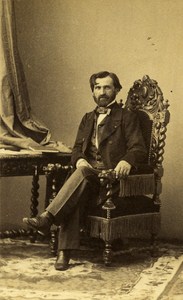 Giuseppe Verdi Composer France Second Empire Old CDV Photo Disderi ca 1865