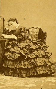 Opera Comique Soprano Zoe Belia France Old Photo CDV Disderi ca 1870