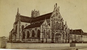 Royal Monastery Brou Bourg-en-Bresse France Old CDV Photo Joguet Pere 1870