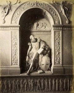 Tasse Monument Convent of St Onofrio Roma Italy Old Photo Brogi 1880